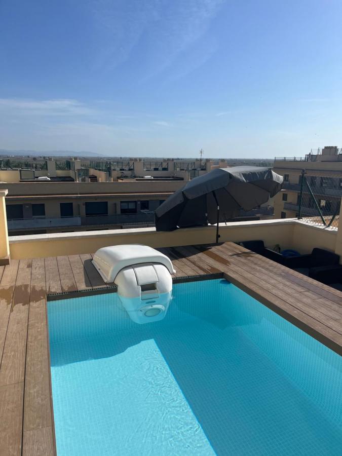 Atico Con Piscina Privada Y Zona Chill Out Appartement Sant Carlos de la Ràpita Buitenkant foto